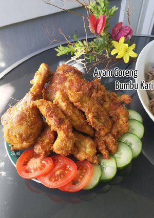 Foto resep Ayam Goreng Bumbu Kari