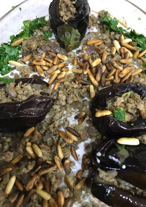 صورة لوصفة فتة الباذنجان