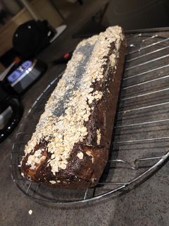 Una foto de Bizcocho de harina de avena