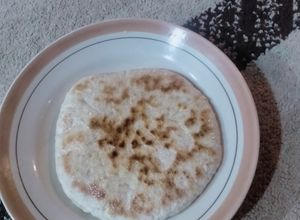 Foto resep Roti pita/ Naan isi keju quick melt