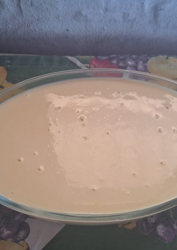 Una foto de Crema pastelera de harina