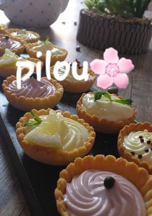 صورة لوصفة طارطولات بعدة اذواق🍓🍋🥝