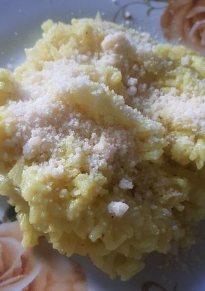Una foto de Risotto sencillo de arroz