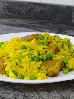 Una foto de Arroz con pavo