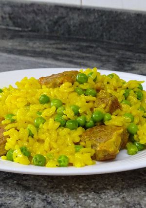 Una foto de Arroz con pavo