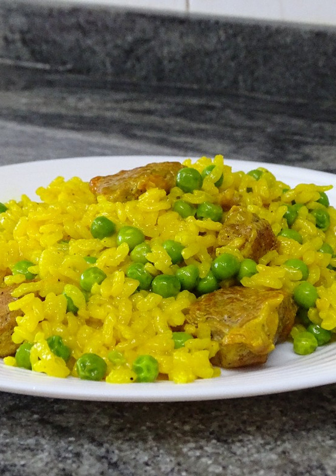 Una foto de Arroz con pavo
