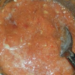 A picture of Red chilli chutney.