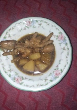 Foto resep Semur kentang ceker