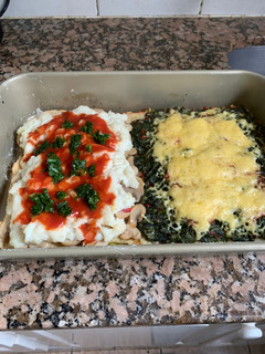 Una foto de Lasagna (dos gustos)