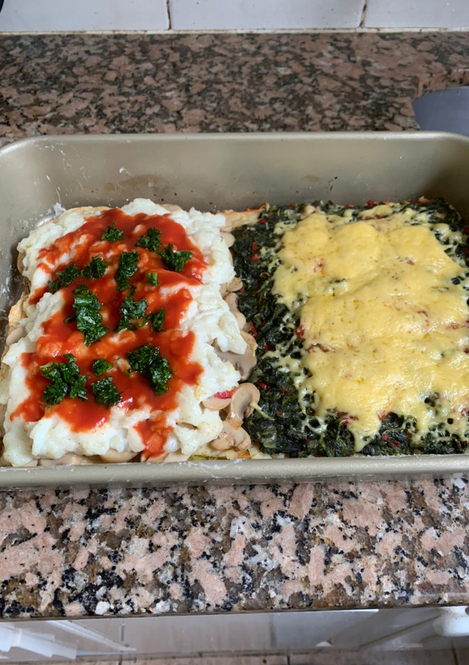 Una foto de Lasagna (dos gustos)