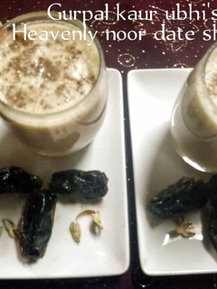 A picture of Heavenly Noor Date Shake.