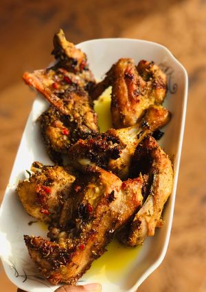 A picture of Airfryer chicken.
