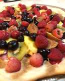 Pizza de frutas