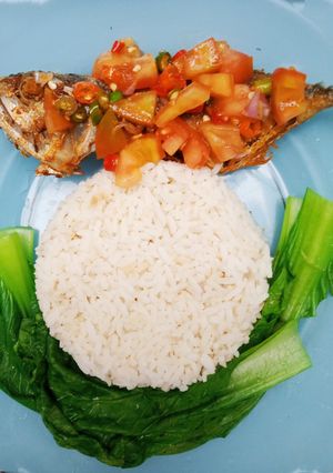 Foto resep Ikan goreng sambal Dabu-dabu