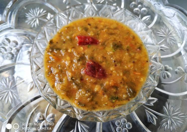 Simple Way to Prepare Perfect Palak dal