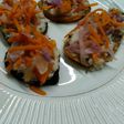 Canapés de verduras a la plancha