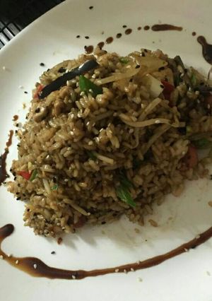 Una foto de Arroz oriental