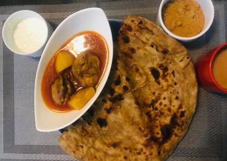 Easiest Way to Make Favorite Aloo chicken