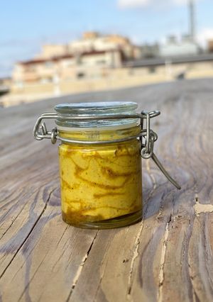 Una foto de Crema de pistacho