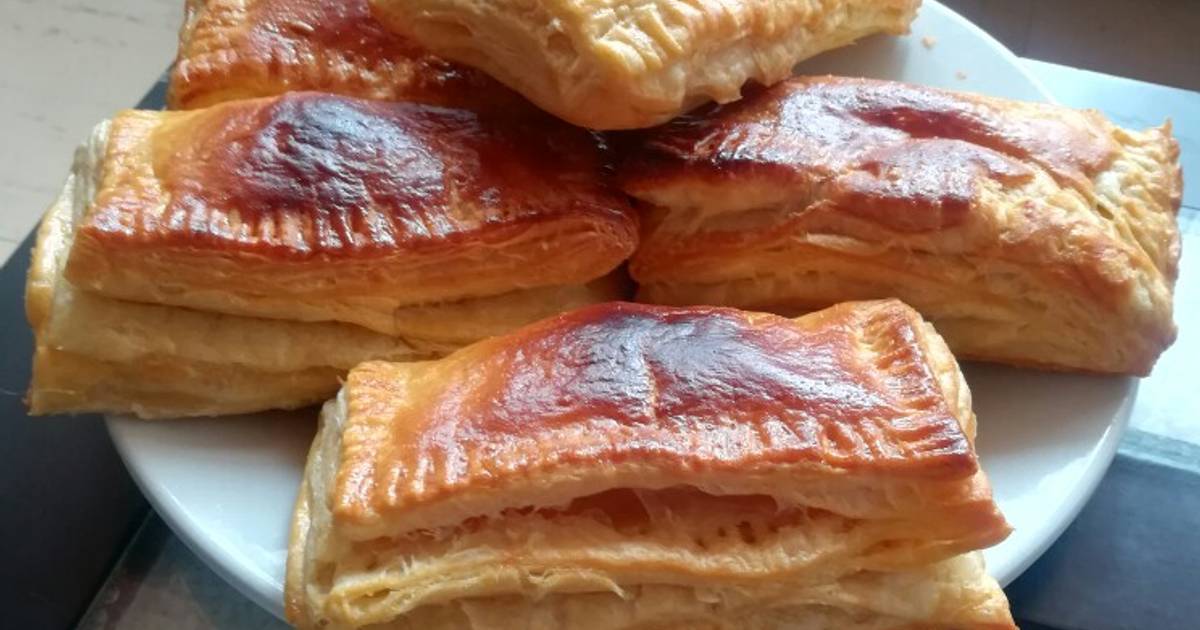 Pastel hojaldrado de carne Receta de Julián Andrés Montoya V. Cookpad