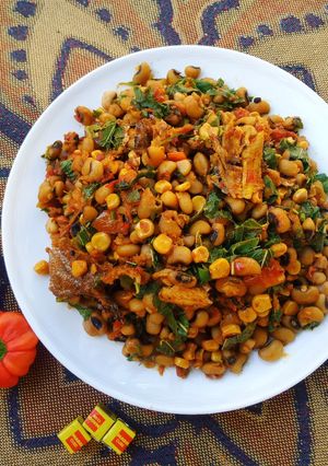 Jolo-mixed corn and beans ainihin hoton girkin