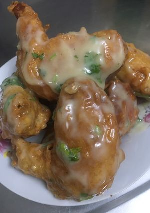 Hình của món Gà chiên mayonaise.