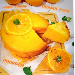 A picture of Orange cake.