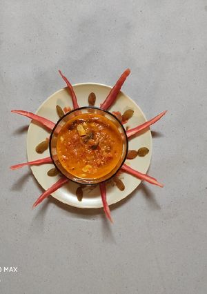 A picture of Carrot 🥕 Halwa.