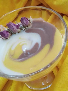 عکسی از دستور فرنی سه رنگ 😋