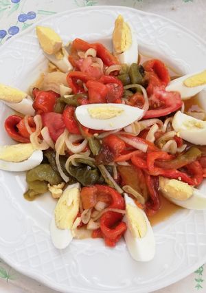 Una foto de Pimiento asado diferente