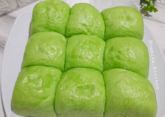 Bagaimana Menyiapkan Roti sobek kukus pandan cokelat Anti Gagal