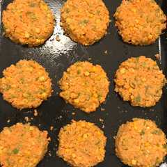 Foto principal de Hamburguesas healthy de choclo, chauchas, quinoa y zanahoria 🥕 🌽