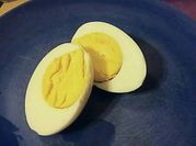 A picture of hard boiled egg