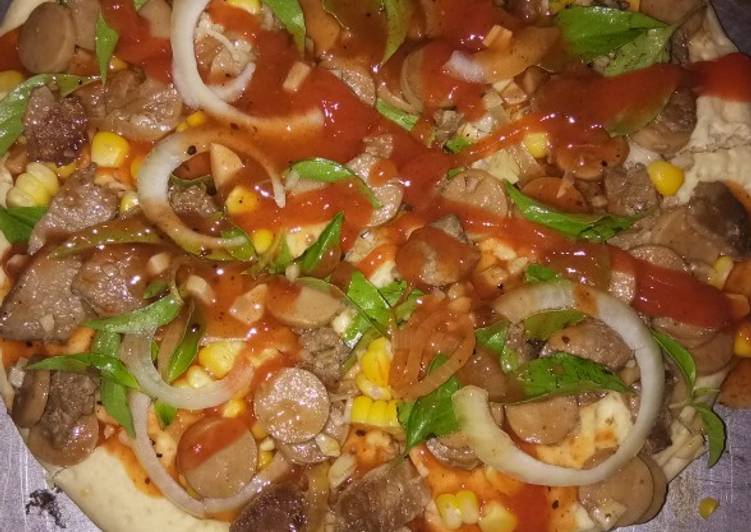 Pizza homemade empuk anti gagal