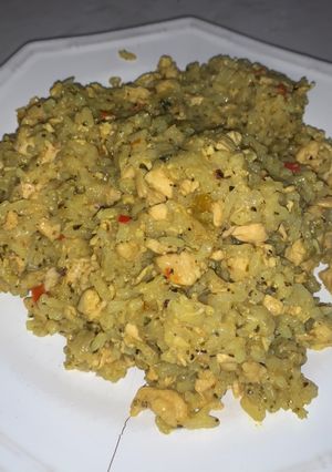 Una foto de Arroz con pollo