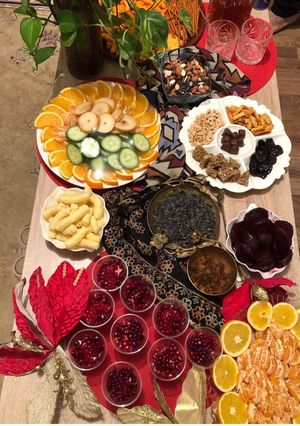 عکسی از دستور شب یلدا