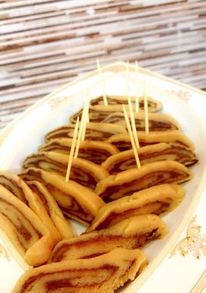صورة لوصفة رولات النوتيلا 💞😋