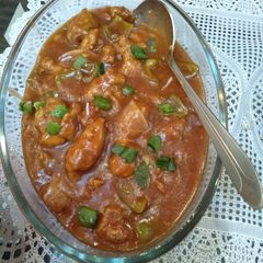 A picture of Chkn manchurian.