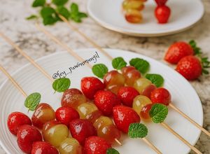 Foto resep Tanghulu (Strawberry dan Anggur)