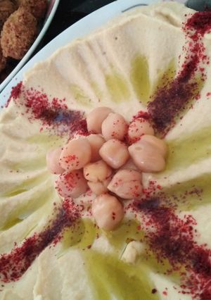 صورة لوصفة حمص بطحينيه