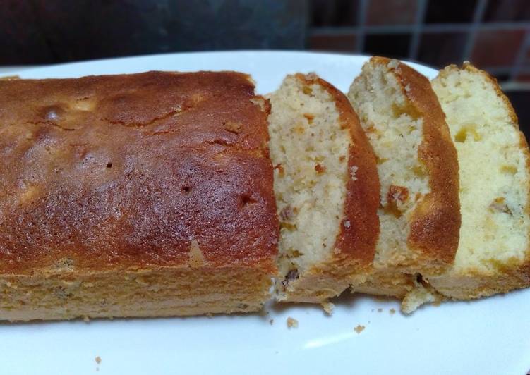 Bolu pisang lembut, irit telur