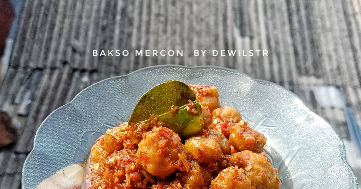 Resep Bakso Mercon 🔥 Oleh Dewi Lestari - Cookpad