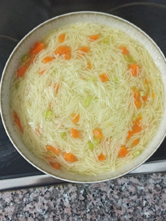 Una foto de Sopa de fideos