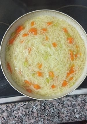 Una foto de Sopa de fideos