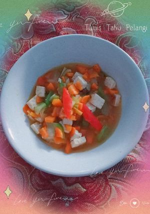 Foto resep Tumis tahu pelangi
