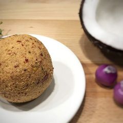 A picture of Thengachammanthi/Coconut Chutney.
