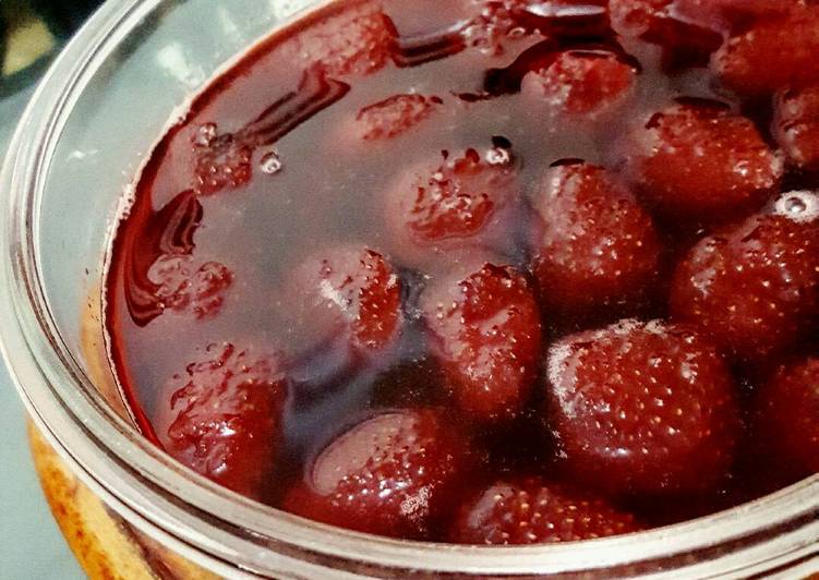 Recipe of Ultimate Homemade Strawberry Syrup