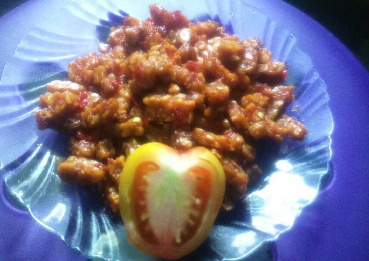 Resep Kering tempe pedas manis yang Bisa Manjain Lidah