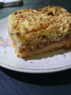 Una foto de Tarta crumble de manzana