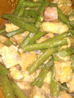 Foto resep Tumis tempe kacang panjang